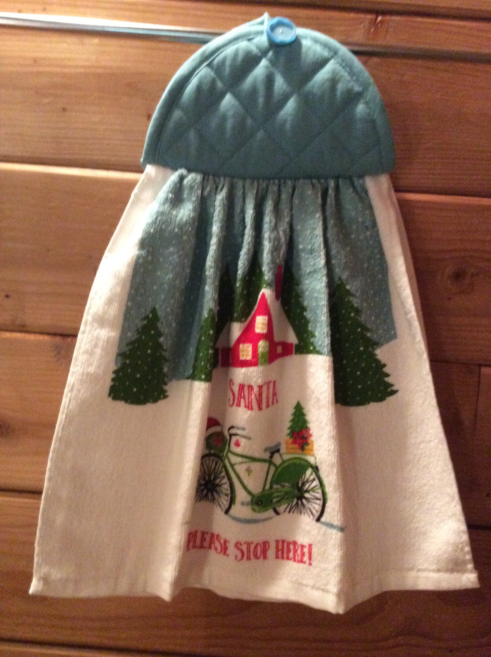 Hanging Stove Towel, Stove Towel, Kitchen Towel, Hanging Kitchen Towel