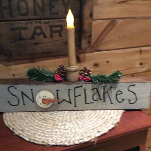 Wood candle holder, electric candle holder, Christmas candle holder