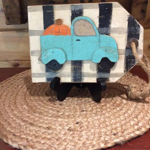 Wood tag, truck wood tag, tag, truck tag