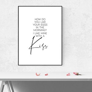 How Do You Like Your Eggs in the Morning Print - Etsy