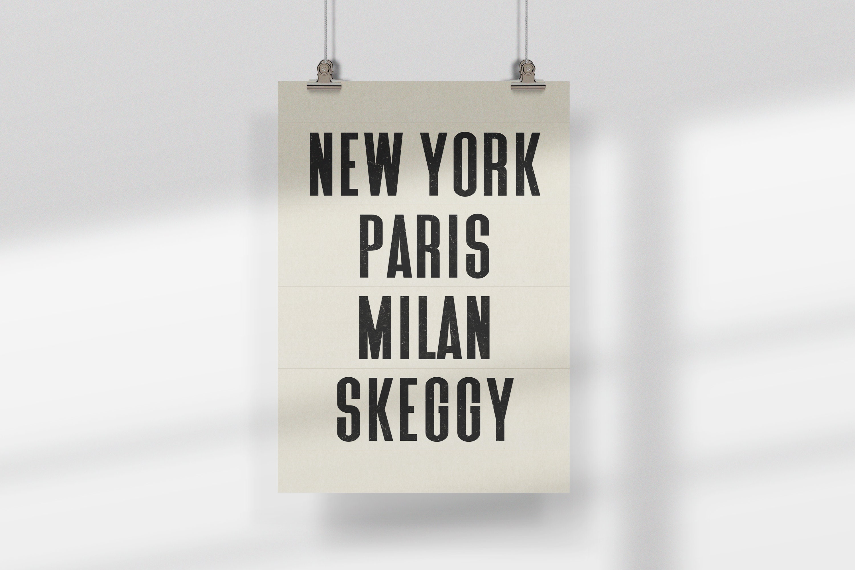 Custom Hometown Print / Personalised Hometown Print / New Home Etsy UK