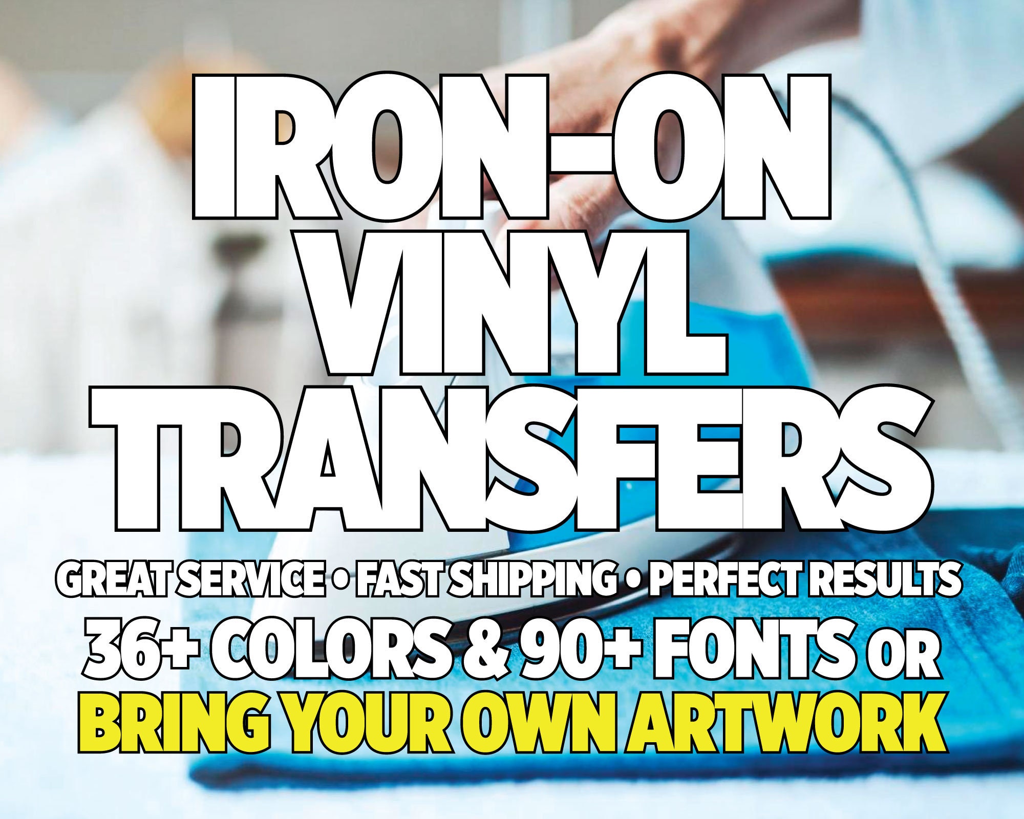 Iron On Decal Iron On Transfer Iron On Logo Etsy