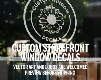 Custom Storefront Window Decals