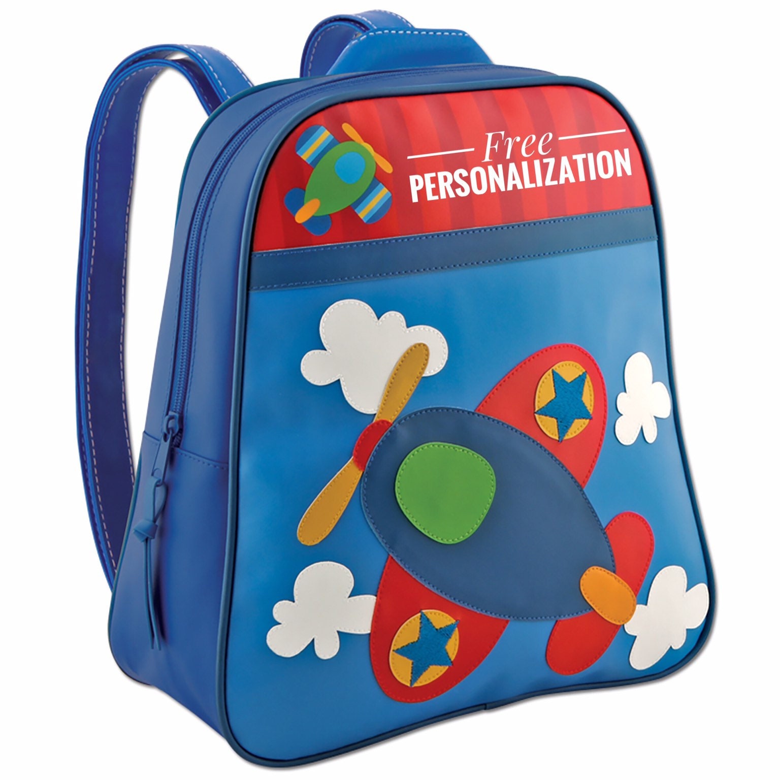 backpack on airplane