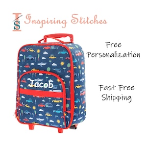 Luggage All Over Print TRANSPORTATION - Stephen Joseph (Free Personalization)