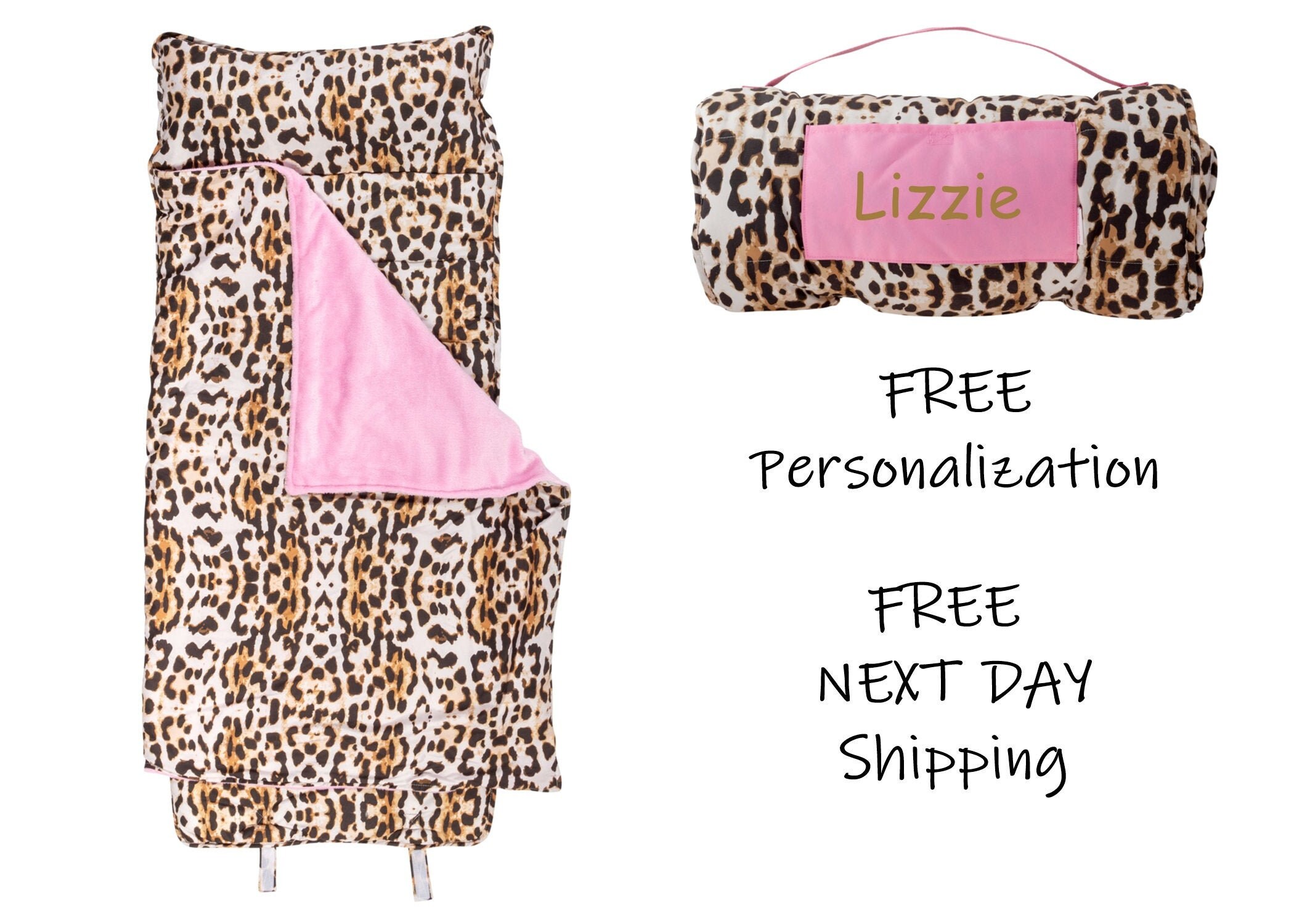 Nap Mat LEOPARD - Stephen Joseph (Free Personalization)