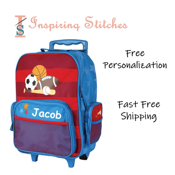 Rolling Luggage SPORTS - Stephen Joseph (Free Personalization)