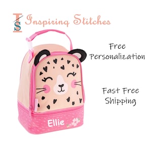 Lunch Pal LEOPARD - Stephen Joseph All Over Print (Free Personalization)