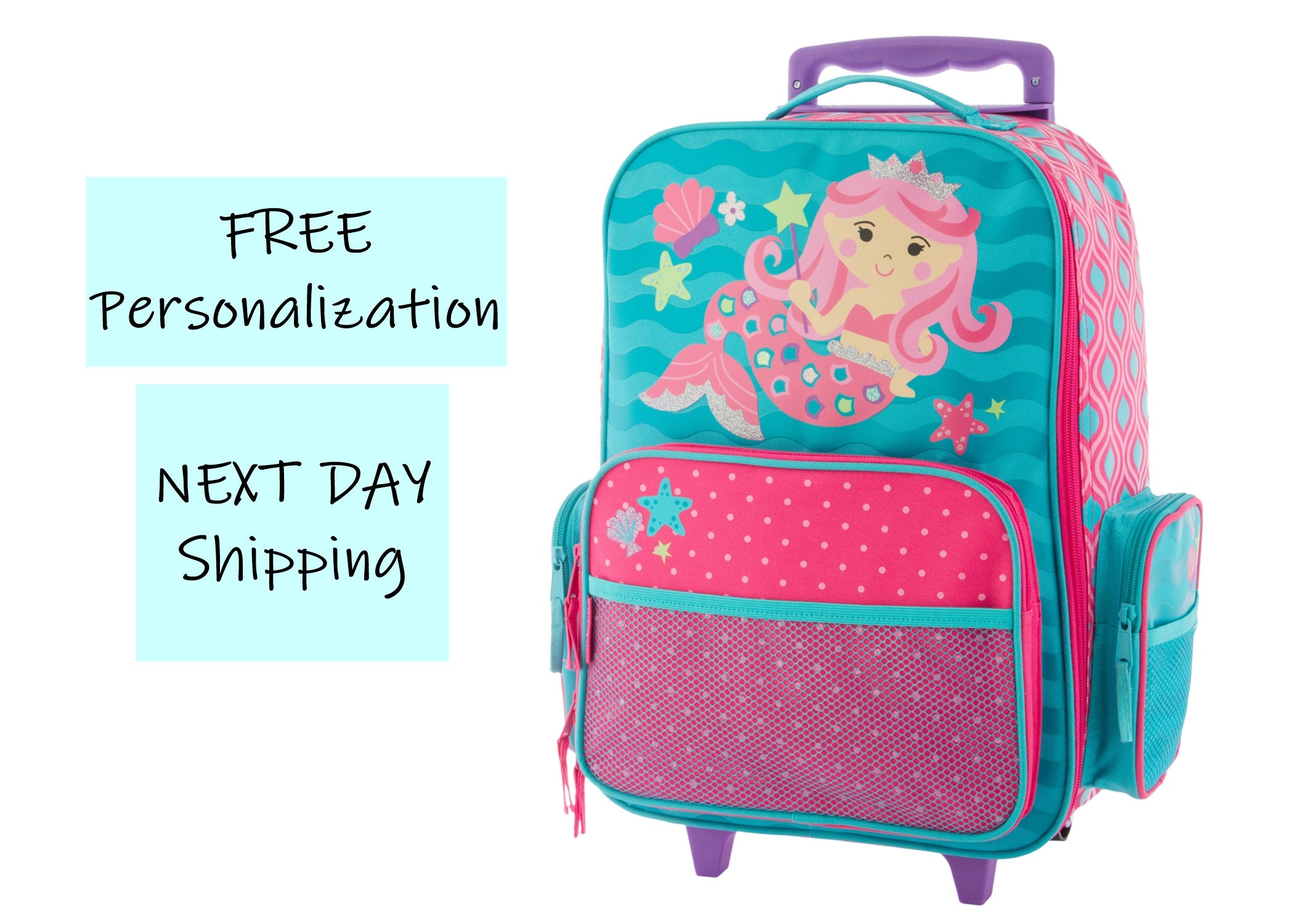 child's wheeled luggage