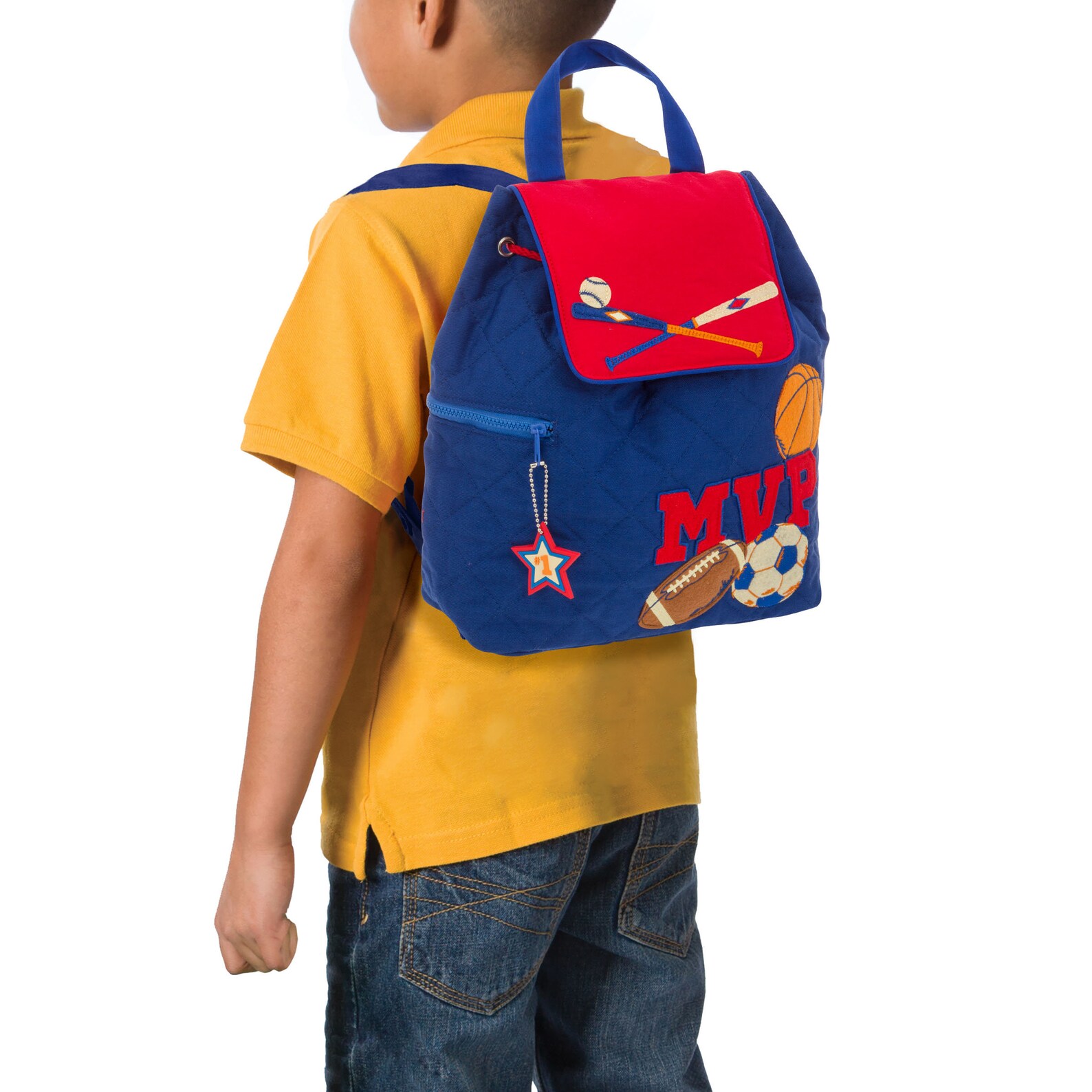 Quilted Backpack SPORTS MVP Stephen Joseph Free Etsy