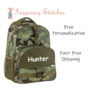 Sac à dos CAMO - Stephen Joseph all over print (personnalisation gratuite)