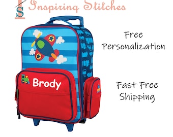 Rolling Luggage AIRPLANE - Stephen Joseph (Free Personalization)