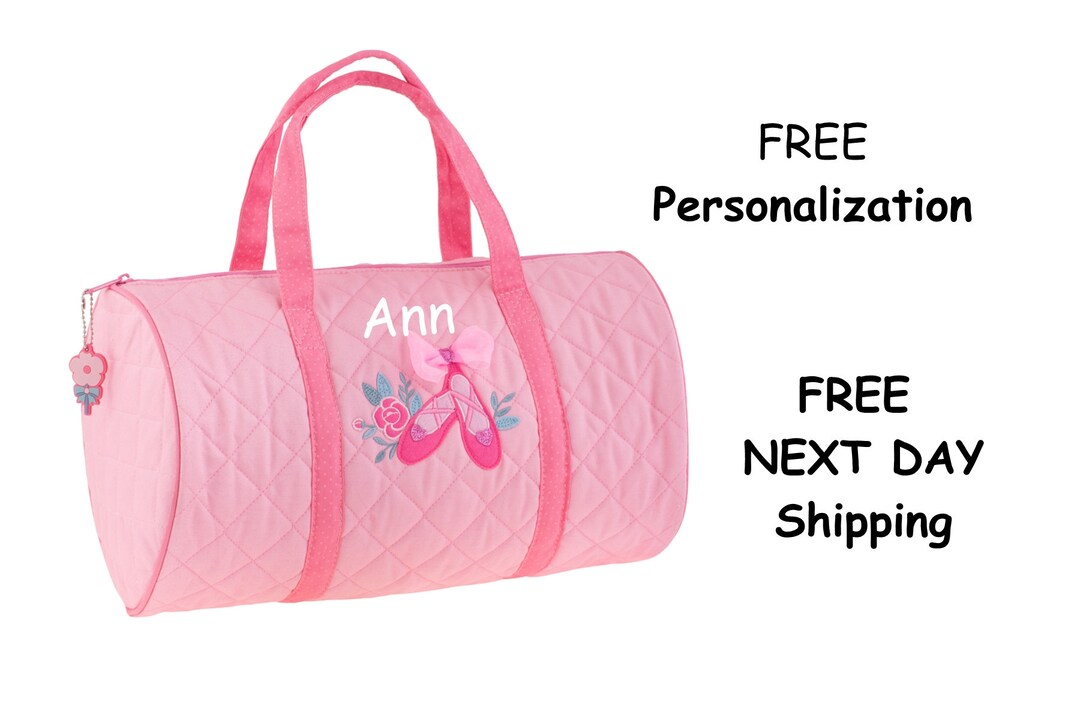 Quilted Duffle BALLET Stephen Joseph free Personalization 42C Etsy