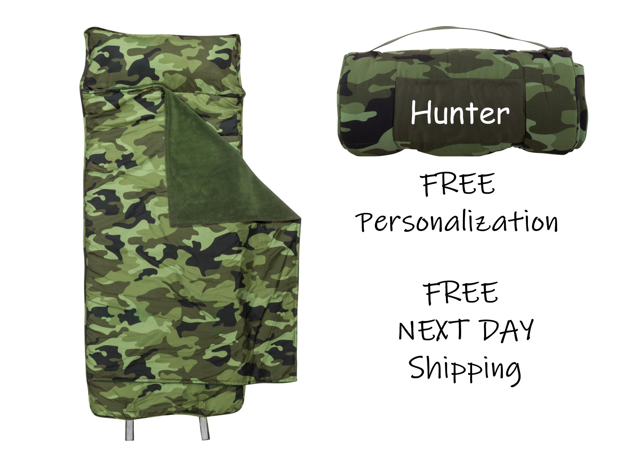Nap Mat CAMO - Stephen Joseph (Free Personalization)
