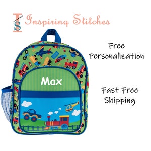 Backpack TRANSPORTATION - Stephen Joseph Classic (Free Personalization)