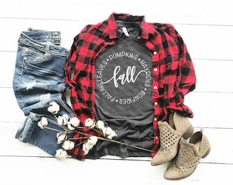 Fall // Bonfires leaves pumpkin// Fall shirt // Pumpkin Spice // graphic tee//  Bella + canvas