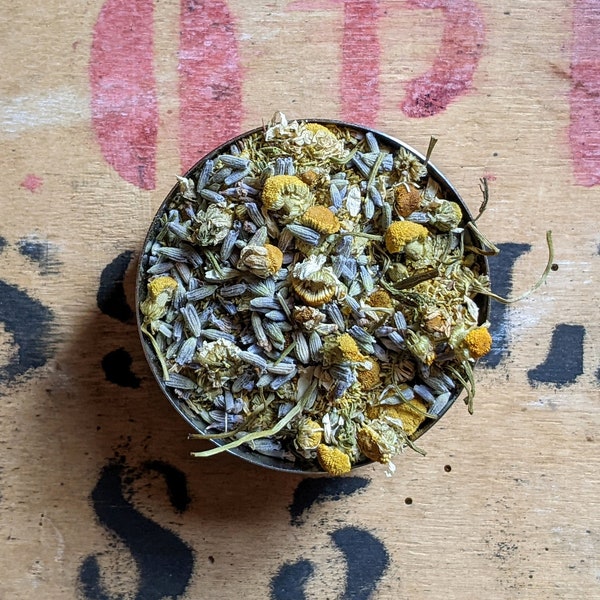 Chamomile and Lavender Loose Leaf Herbal Tea - Floral Tea - Chamomile Flowers - Sleepy Tea - Caffeine Free - Tea Gift