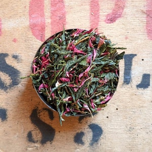 Grapefruit Green Loose Leaf Green Tea - Fruit Tea - Handmade - Unusual - Tea Gift