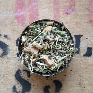 SaniTea Leaf Loose Leaf Herbal Tea - Mental Health Tea - Calming Tea - Caffeine Free - Tea Gift