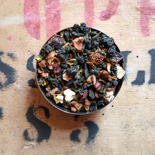 Banana Oolong Loose Leaf Fruit Tea - Handmade - Unusual - Tea Gift