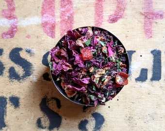 English Garden Loose Leaf Herbal Tea - Caffeine Free - Floral Tea - Mint Tea - Handmade - Unusual - Tea Gift