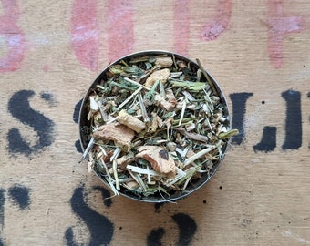 SaniTea Leaf Loose Leaf Herbal Tea - Mental Health Tea - Calming Tea - Caffeine Free - Tea Gift