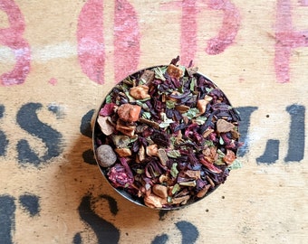 Winter Berry Loose Leaf Herbal Tea - Caffeine Free - Fruit Tea - Handmade - Unusual - Tea Gift
