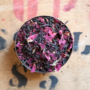 Rose Earl Grey Loose Leaf Tea - Floral Tea - Black Tea - Tea Gift