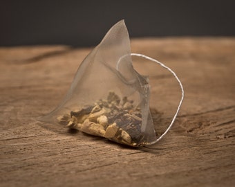 Bolsitas de té piramidales Root Chai sin cafeína - Chai indio - Hierbas - Inusual - Regalo de té