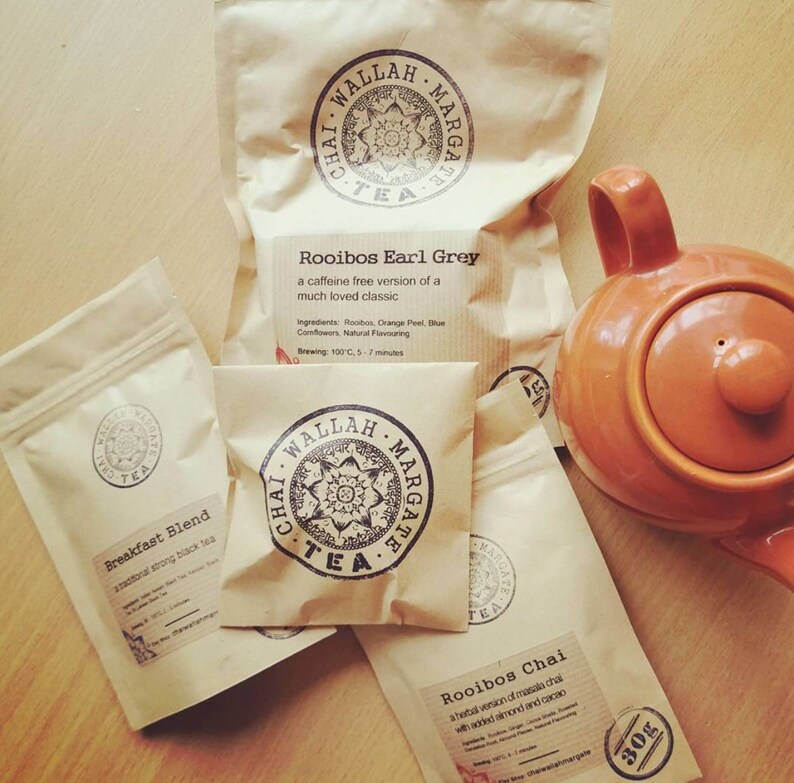 Rooibos Earl Grey Loose Leaf Herbal Tea Caffeine Free Etsy