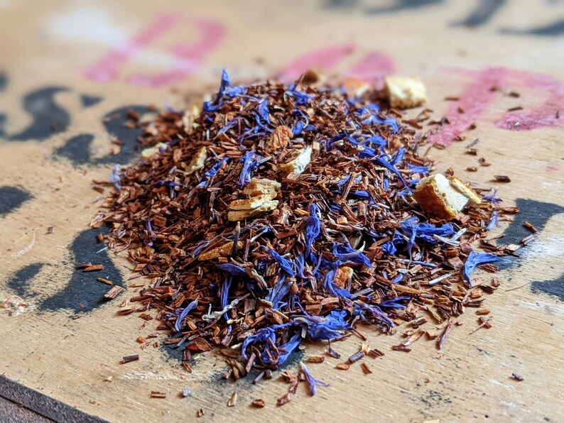 Rooibos Earl Grey Loose Leaf Herbal Tea Caffeine Free Etsy