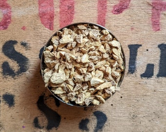 Ginger Root Loose Leaf Herbal Tea - Caffeine Free - Handmade - Unusual - Tea Gift