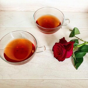 Rhubarb & Custard Rooibos Loose Leaf Herbal Tea - Caffeine Free - Sweet Tea - Red Bush - Handmade - Unusual - Tea Gift image 8