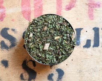 Mint Blend Loose Leaf Herbal Tea - Caffeine Free - Peppermint Tea - Peppermint and Liquorice - Handmade - Tea Gift