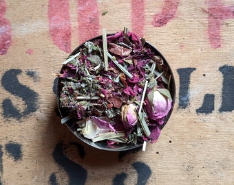 Mindful Moments Loose Leaf Herbal Tea - Floral Tea - Rose Buds - Flower Tea - Caffeine Free - Tea Gift