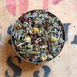 Chá de Ervas de Folhas Soltas Balance Harmony Leaf - Chá Floral - Sem Cafeína - Chá Presente