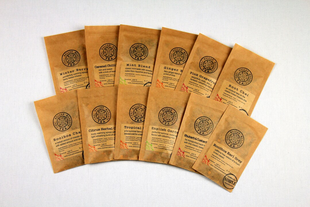 Loose Leaf Herbal Tea Samples Tea Gift Handmade Etsy UK