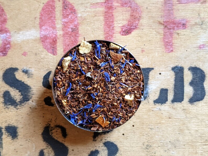Rooibos Earl Grey Loose Leaf Herbal Tea Caffeine Free Etsy
