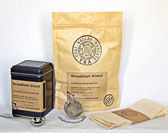 Black Tea Gift Set - Loose Leaf Tea - Gift For Tea Lover - Fruit Tea - Indian Chai - Classic Tea