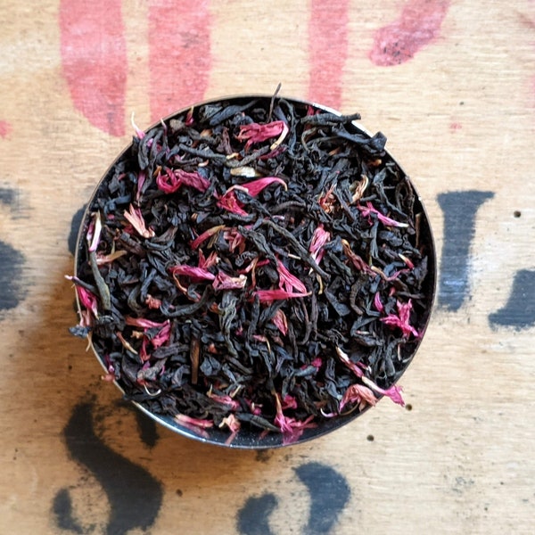 Lychee Earl Grey Loose Leaf Black Tea - Earl Grey - Handmade - Unusual - Tea Gift