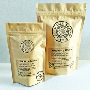 Blueberry Oolong Pyramid Teabags - Fruit Tea - Unusual - Tea Gift - Etsy