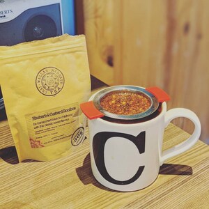 Rhubarb & Custard Rooibos Loose Leaf Herbal Tea - Caffeine Free - Sweet Tea - Red Bush - Handmade - Unusual - Tea Gift image 6