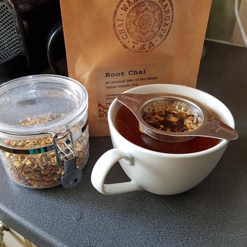 Root Chai Loose Leaf Herbal Tea Caffeine Free Indian Chai Etsy
