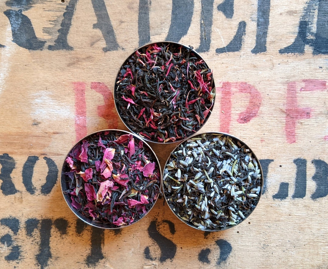 Earl Grey Loose Leaf Tea Collection Floral Tea Black Tea Etsy