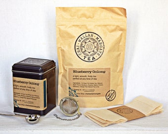 Oolong Tea Gift Set - Loose Leaf Tea - Gift For Tea Lover - Fruit Tea