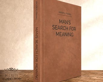 Man's Search for Meaning by Viktor E. Frankl | Handbound Hardcover Book | Modern Library Collection