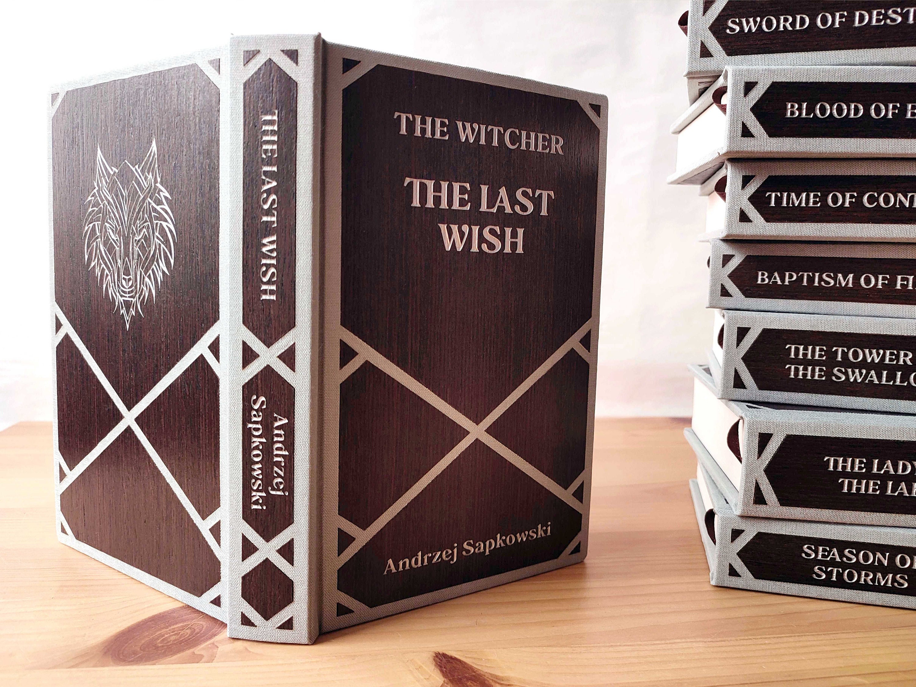 Last Wish, the Witcher Books Rebound in Wood and Linen, Painted Wooden Hard Cover, Handmade Collector Edition, Sapkowski, Geralt, Fan Gift - Etsy Last Wish, the Witcher Books Rebound in Wood and Linen, Painted Wooden Hard Cover, Handmade Collector Edition, Sapkowski, Geralt, Fan Gift - Etsy