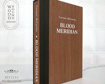 Blood Meridian Special Edition, Inbunden träbok, Cormac McCarthy Rebound
