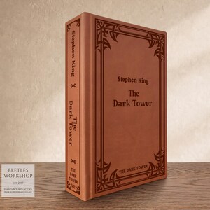 The Dark Tower by Stephen King | Volume 7 of The Dark Tower | Handbound Hardcover Book | Modern Embellished Binding