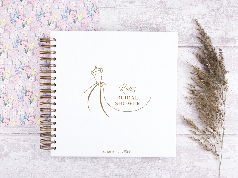 Bridal Shower Photo Album Bachelorette Guest Book Wedding Etsy